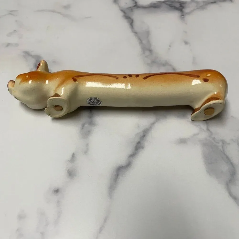 Vintage One Piece 'Long Pig' Salt & Pepper Shaker. Unique Collectible!